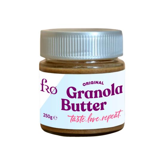 FRO Granola Butter Original Glutensiz Şekersiz Vegan Sürülebilir Ezme Katkısız 250gr